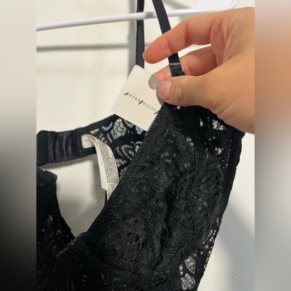 By Anthropologie V-Wire Lace Bodysuit - Picture 8 of 8